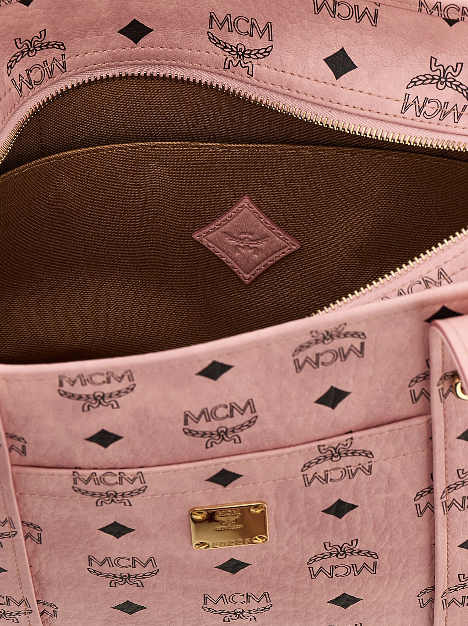 Mcm Aren School Tote Shoulder Bag