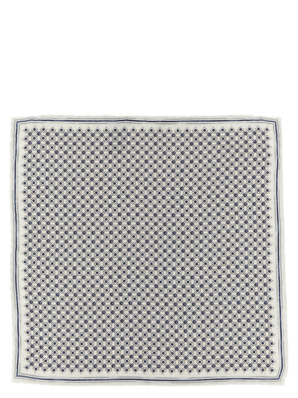 Brunello Cucinelli Double Face Silk Pocket Clutch Bag