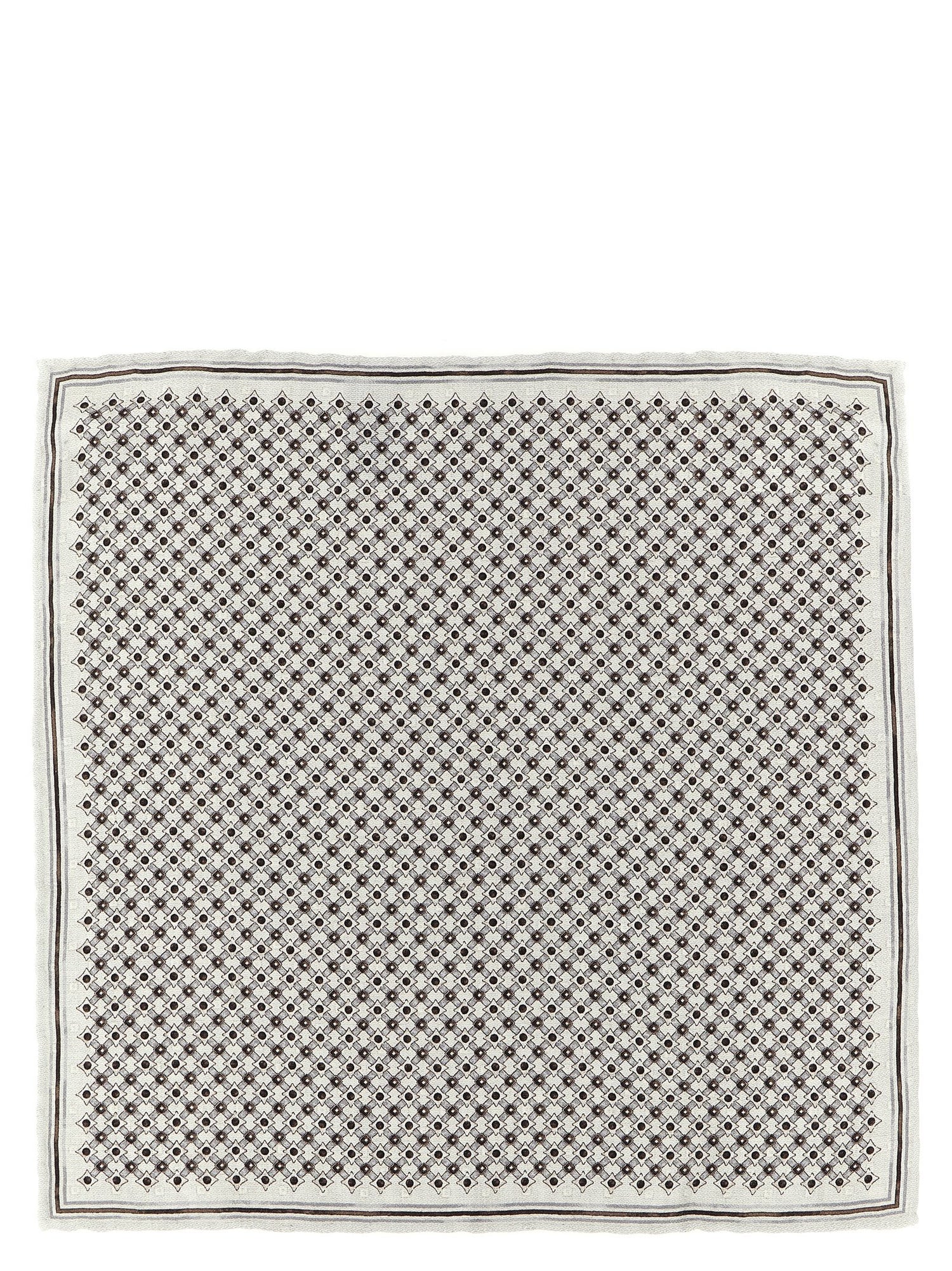 Brunello Cucinelli Double Face Silk Pocket Clutch Bag