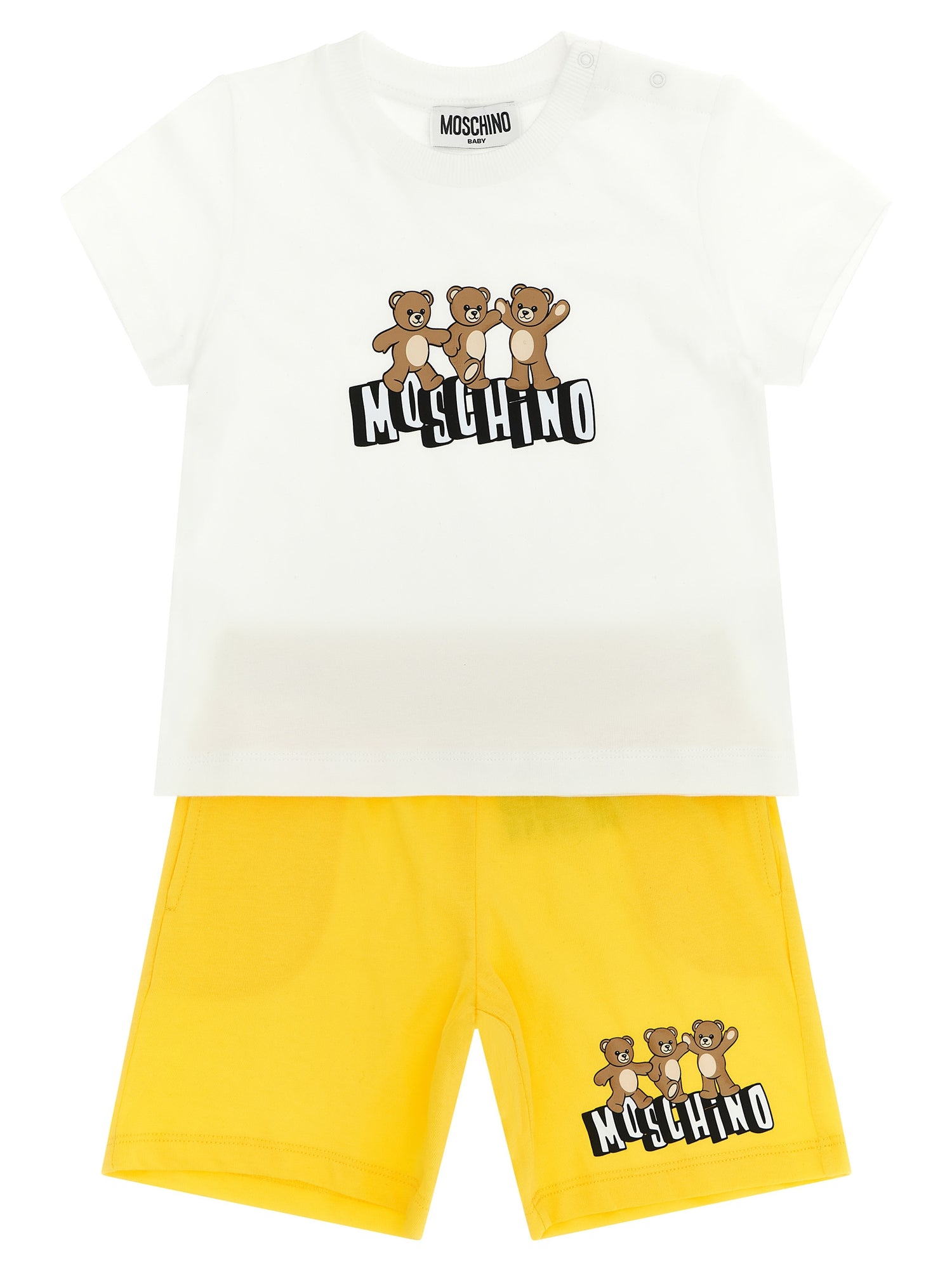 Moschino Baby Moschino Teddy Bear T-shirt + Bermuda Suits