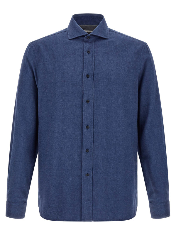 Brunello Cucinelli Herringbone Shirt
