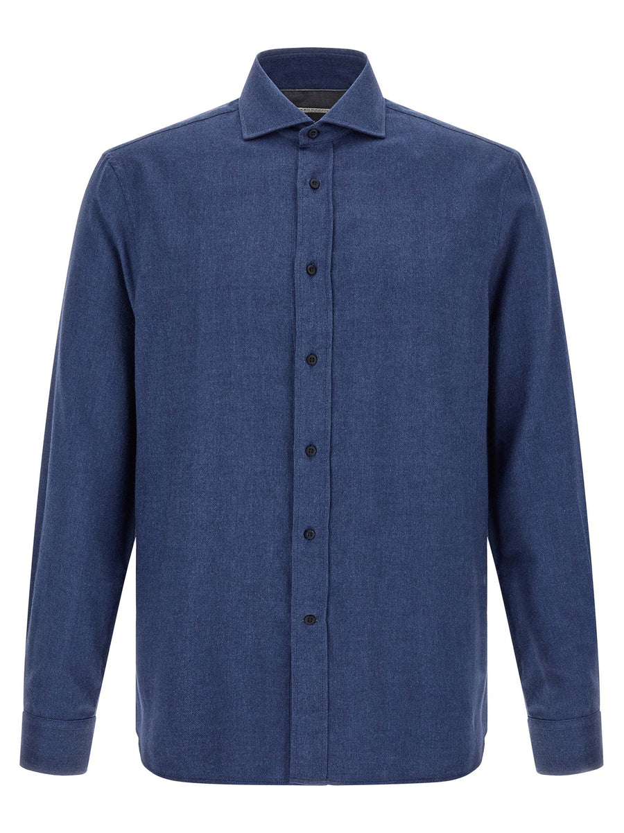 Brunello Cucinelli Herringbone Shirt