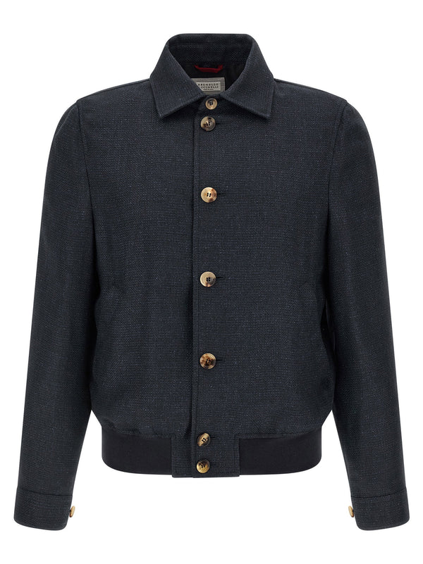Brunello Cucinelli Linen Blend Jacket