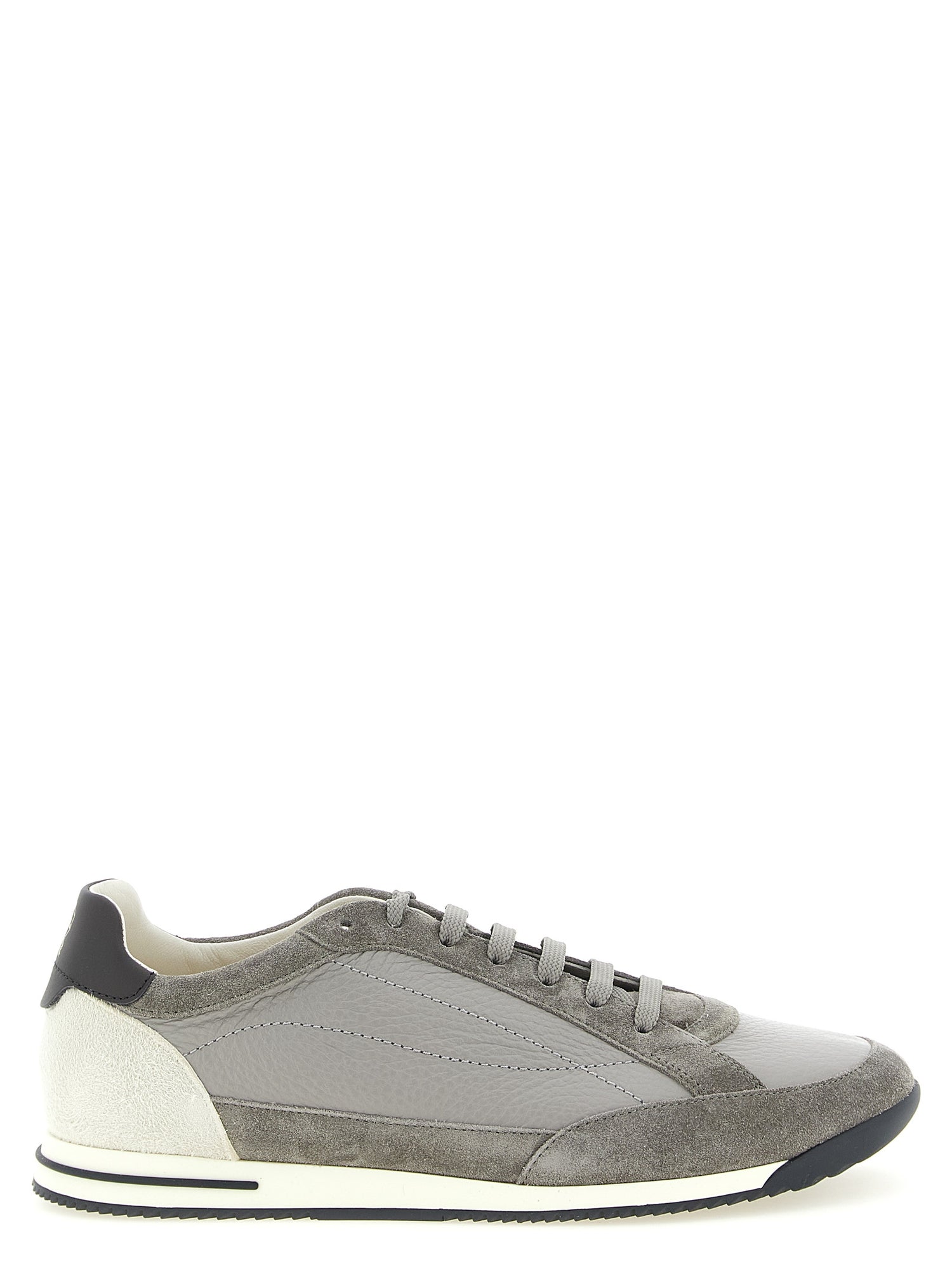 Brunello Cucinelli Deer And Suede Sneakers
