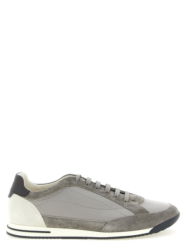 Brunello Cucinelli Deer And Suede Sneakers