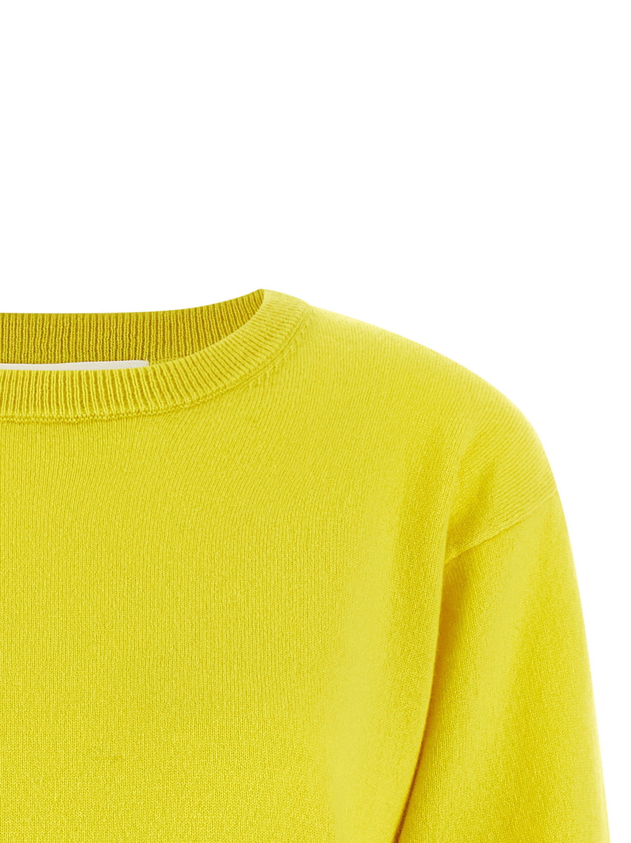Extreme Cashmere Jewel Sweater For Women Luxurious Cashmere Sweater Knit Vibrant Yellow Cozy Everyday Wardrobe Essential