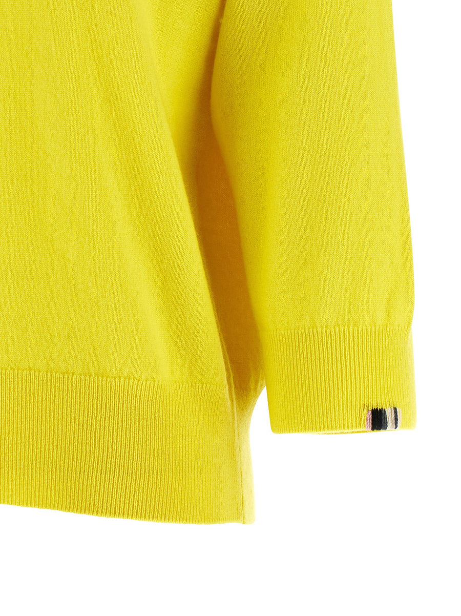 Extreme Cashmere Jewel Sweater For Women Luxurious Cashmere Sweater Knit Vibrant Yellow Cozy Everyday Wardrobe Essential