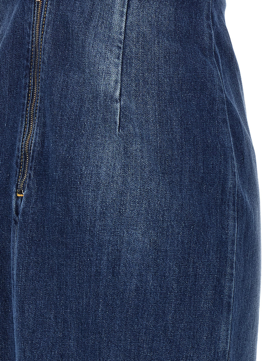 Nensi Dojaka Denim Dress