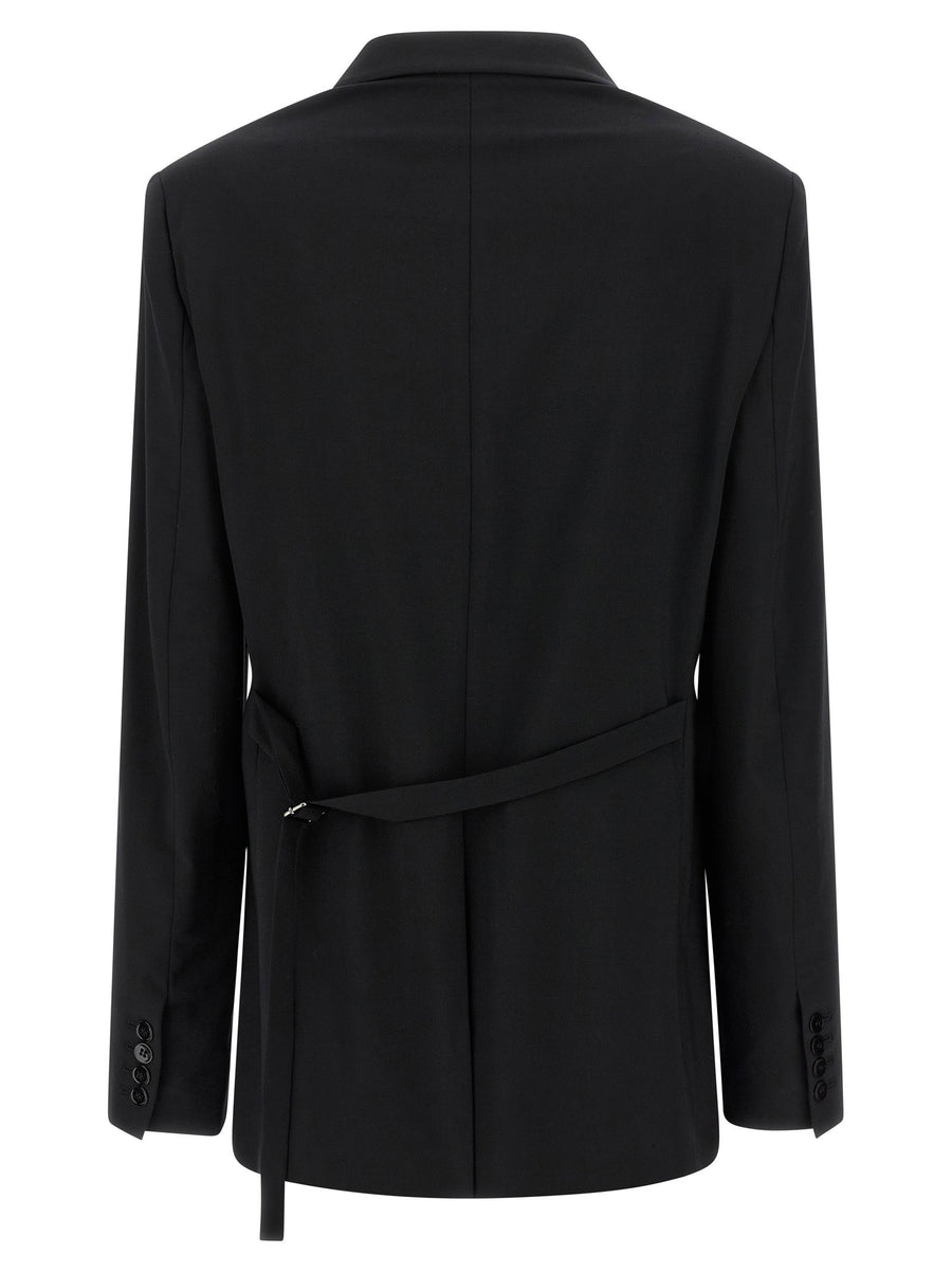 Nensi Dojaka Belt Blazer