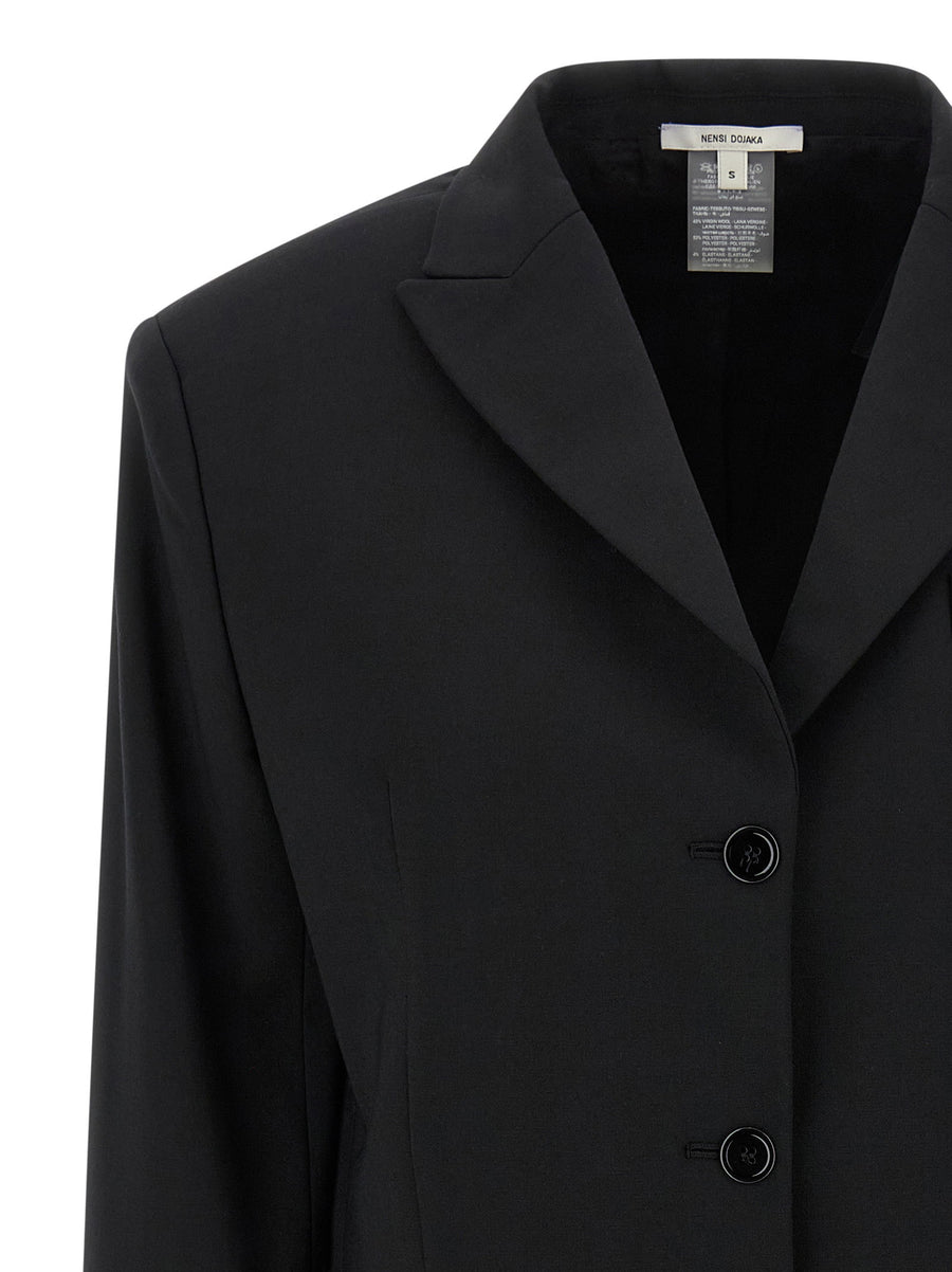Nensi Dojaka Belt Blazer