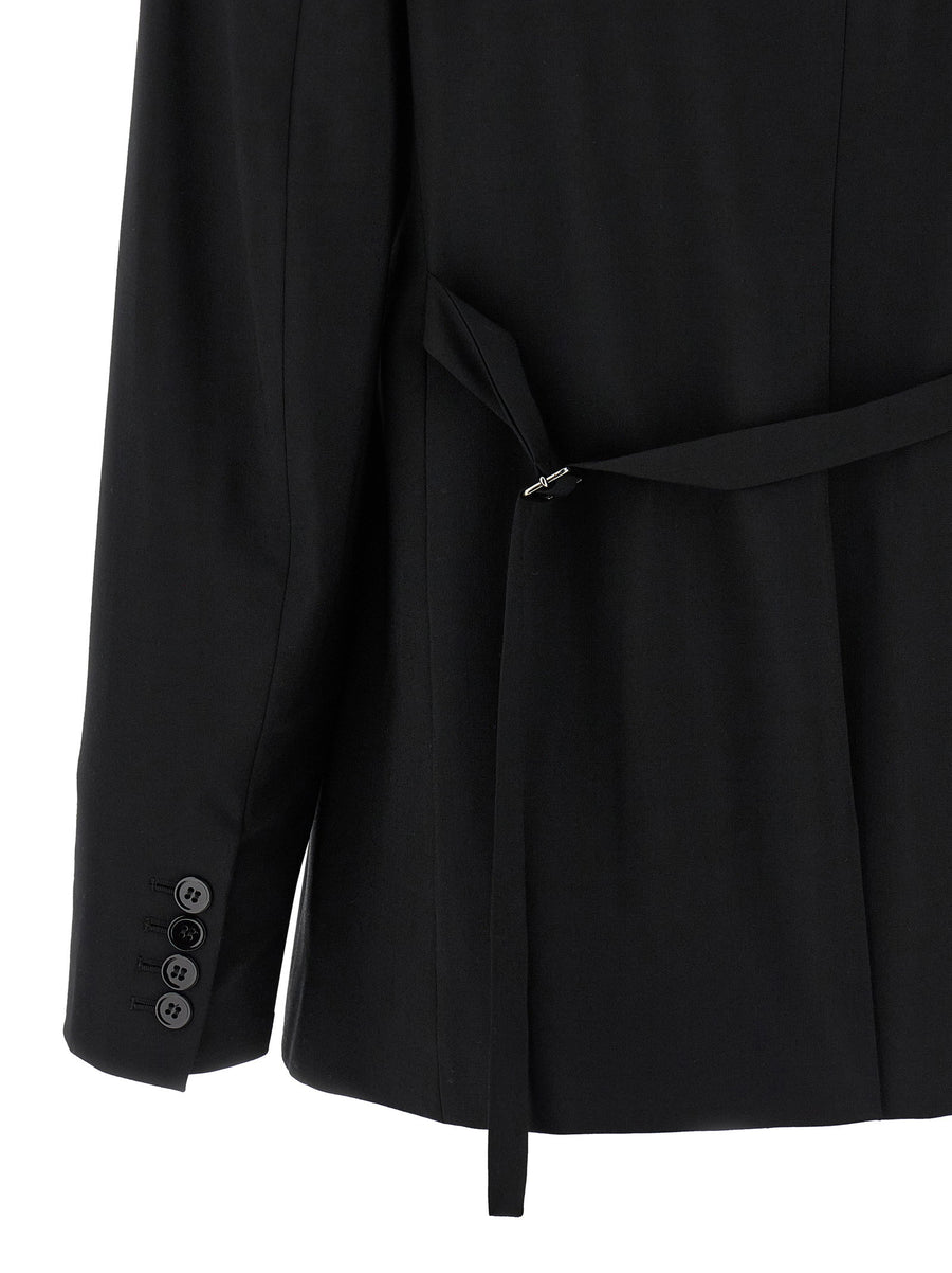 Nensi Dojaka Belt Blazer