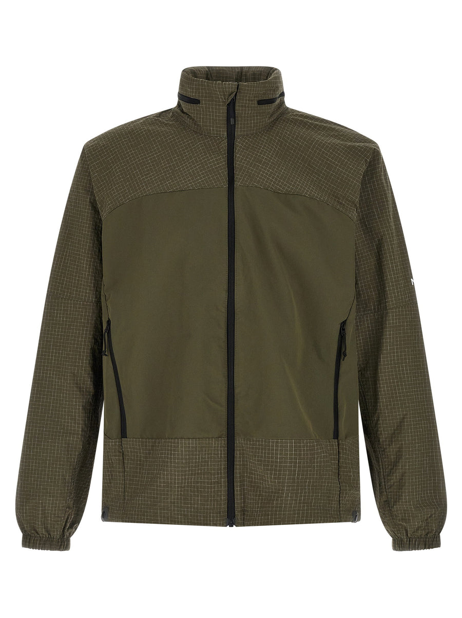 The North Face Hike Utility Anorak Lightweight Breathable Windbreaker For Men Green