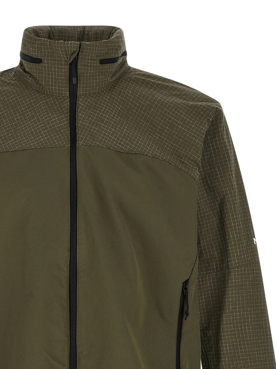 The North Face Hike Utility Anorak Lightweight Breathable Windbreaker For Men Green