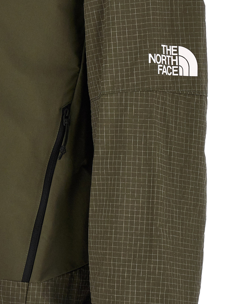 The North Face Hike Utility Anorak Lightweight Breathable Windbreaker For Men Green