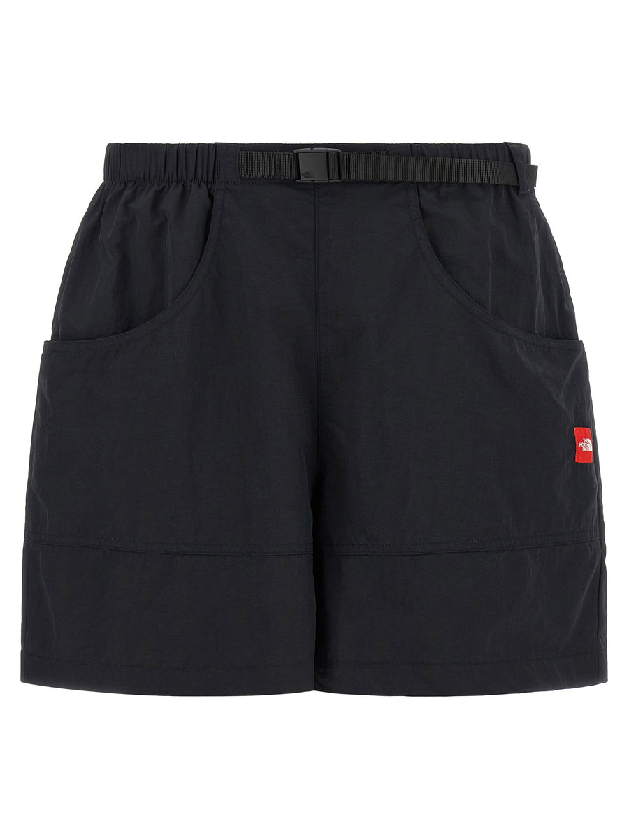 The North Face Bermuda Shorts Water Repellent Technical Nylon For Men Travel Ready Black