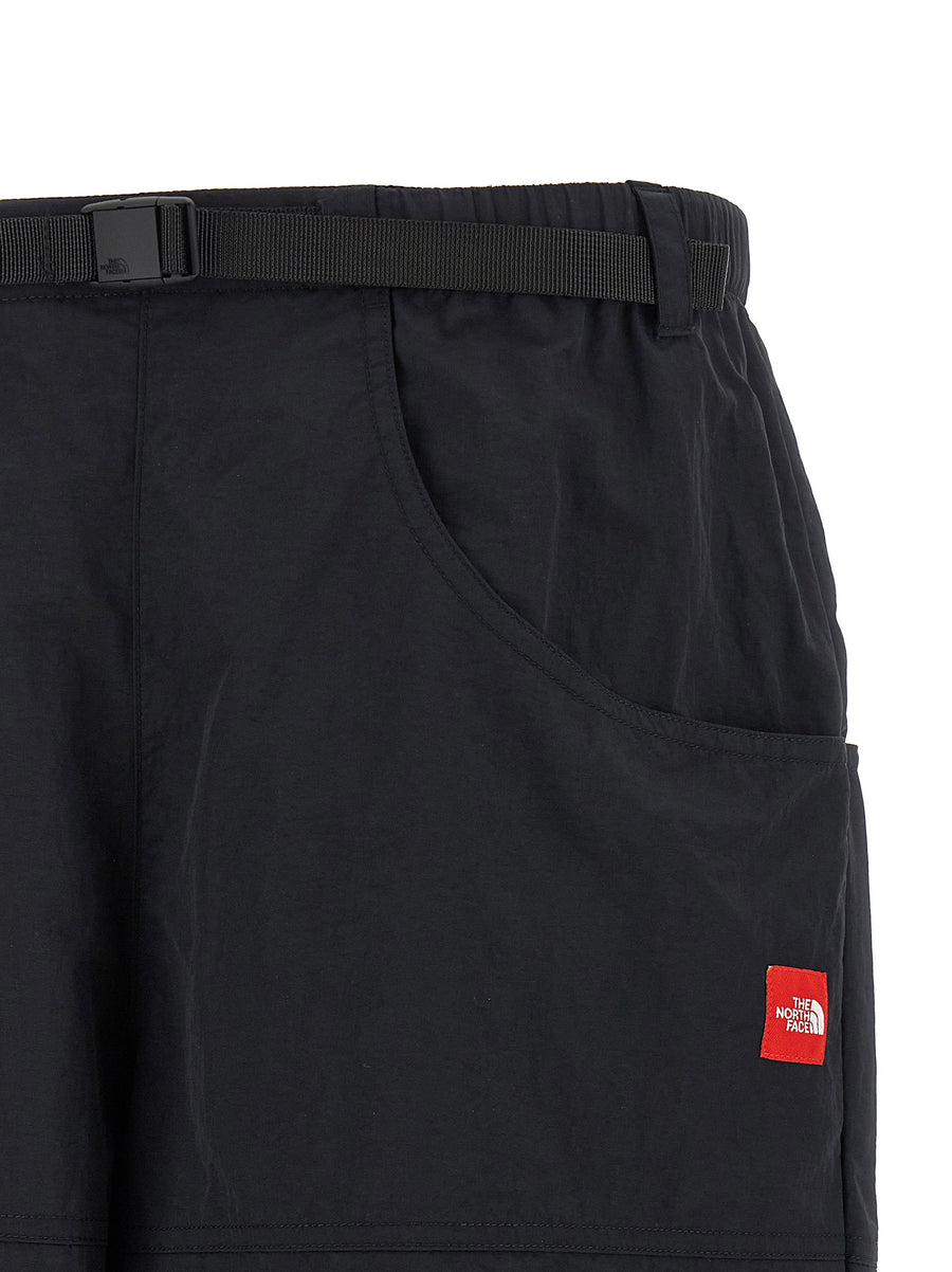 The North Face Bermuda Shorts Water Repellent Technical Nylon For Men Travel Ready Black