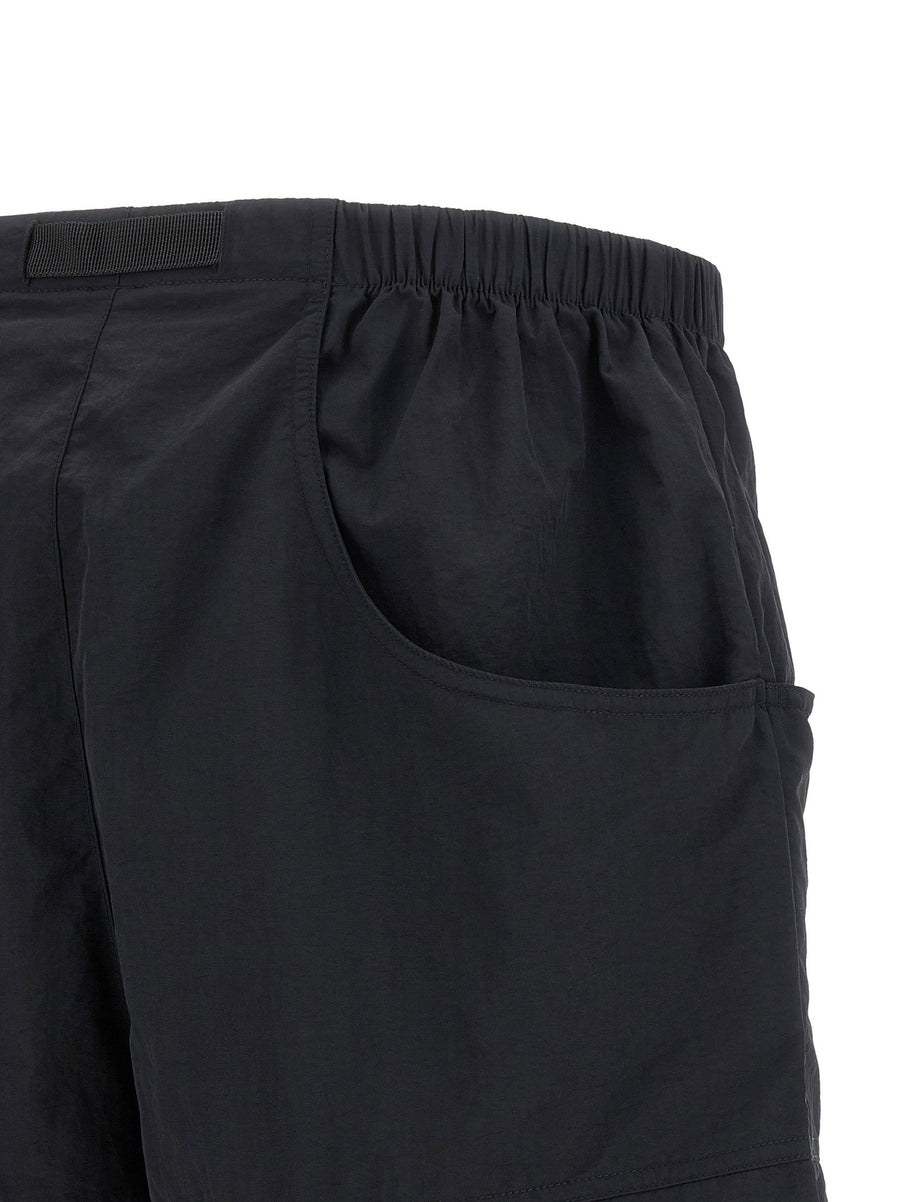 The North Face Bermuda Shorts Water Repellent Technical Nylon For Men Travel Ready Black