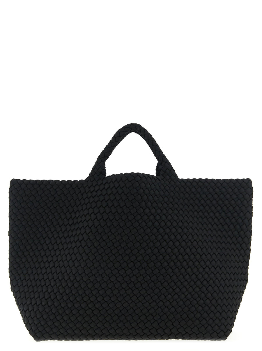 Naghedi St Barths Large Neoprene Shopper Bag for Women Premium Handwoven Everyday Errands