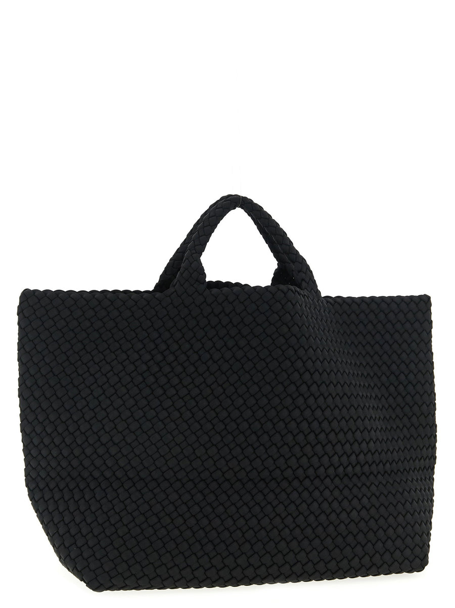 Naghedi St Barths Large Neoprene Shopper Bag for Women Premium Handwoven Everyday Errands