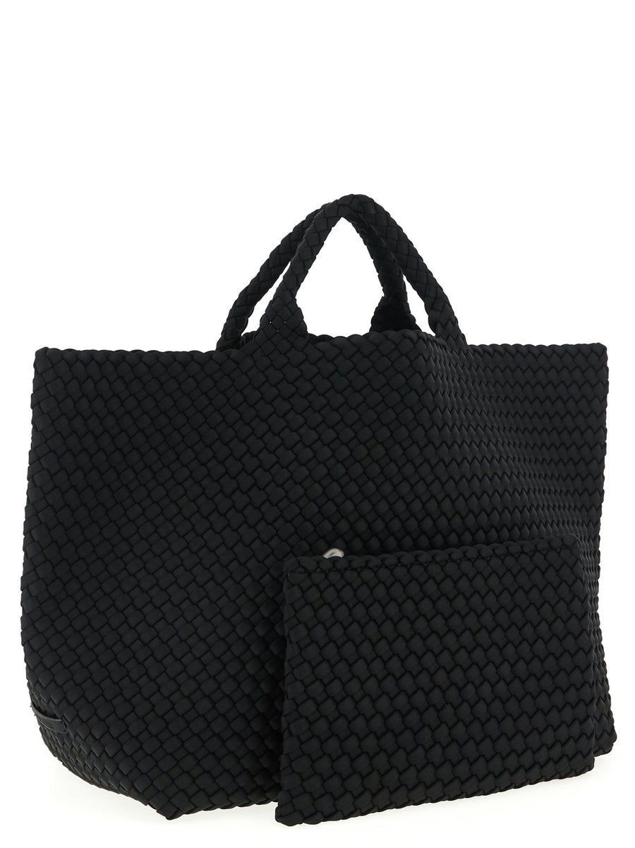 Naghedi St Barths Large Neoprene Shopper Bag for Women Premium Handwoven Everyday Errands