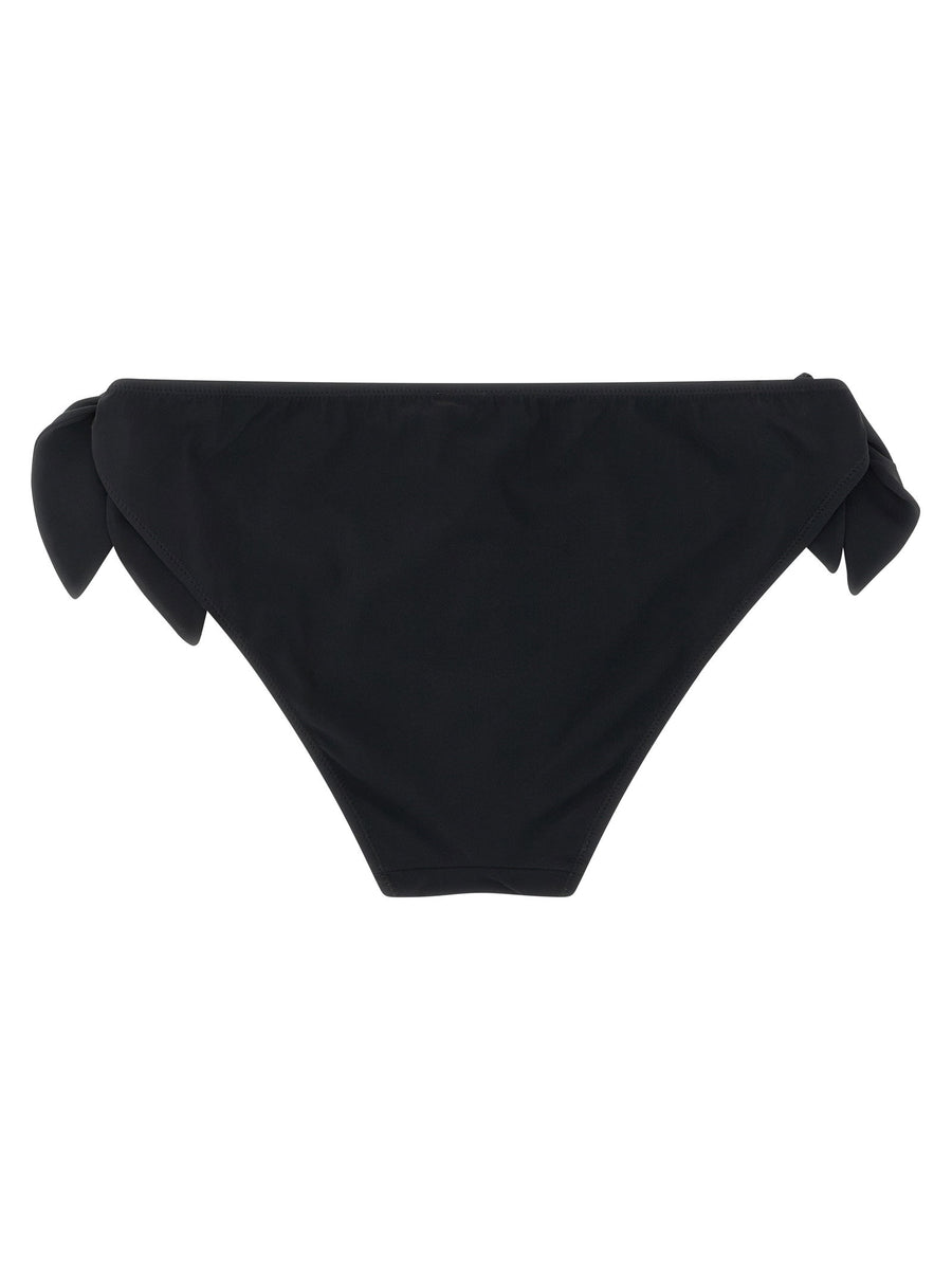 Dolce and Gabbana DG Bikini Briefs Black Polyamide Elastane