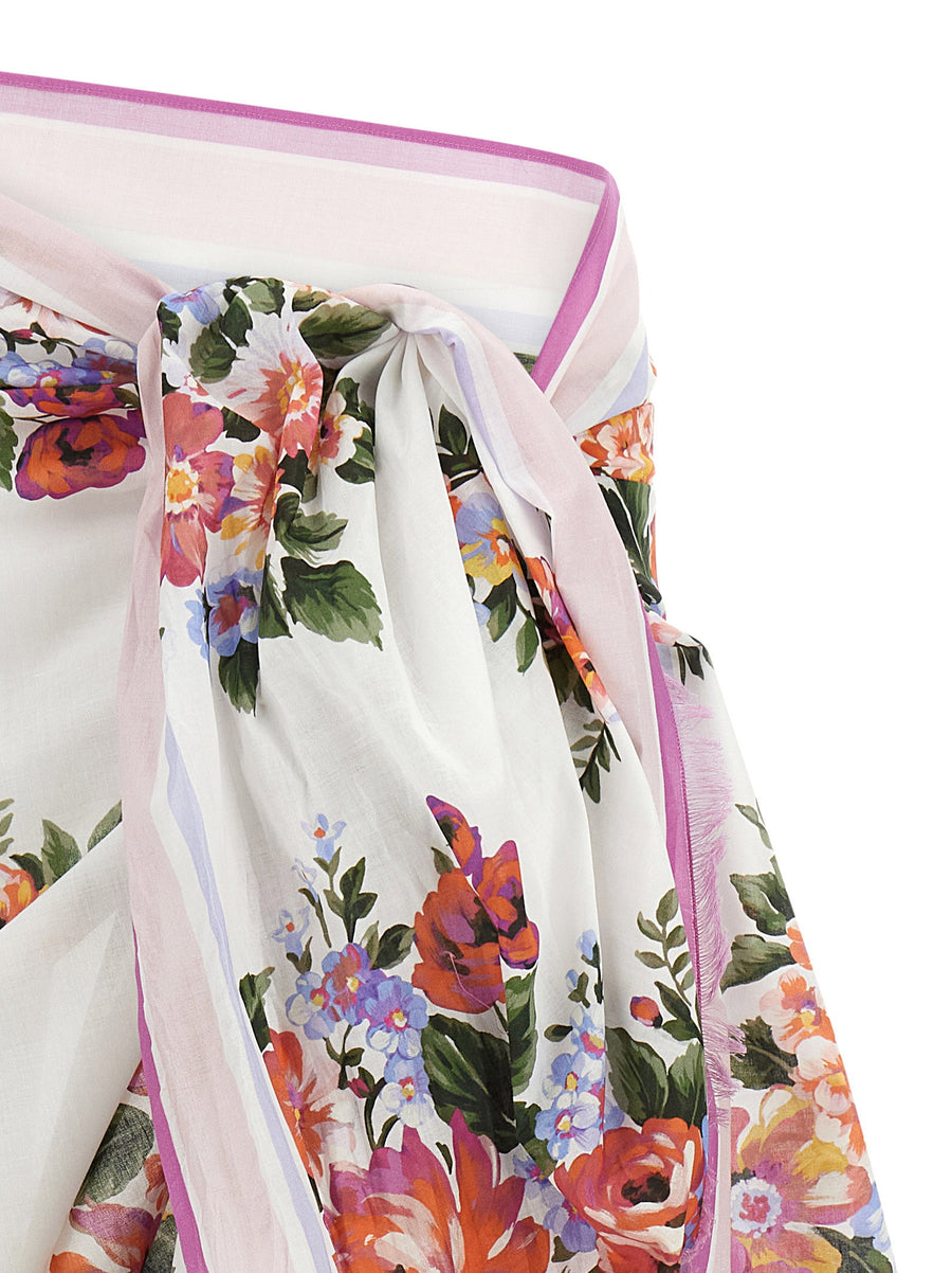 Dolce & Gabbana Bouquet Sarong Skirt