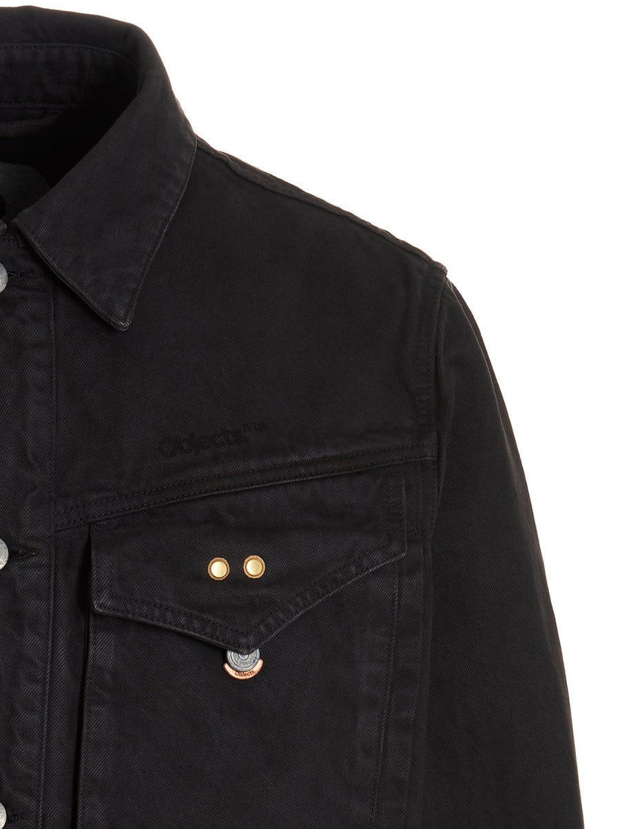Objects Iv Life Gray Denim Jacket For Men - Timeless Everyday Layer, 100 Percent Cotton
