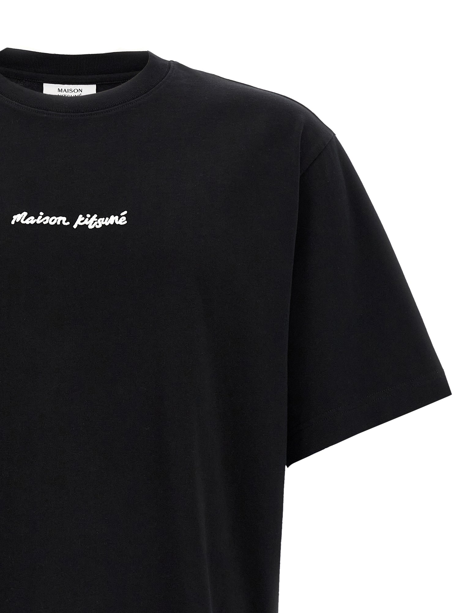 Maison Kitsuné Logo Embroidery T-shirt