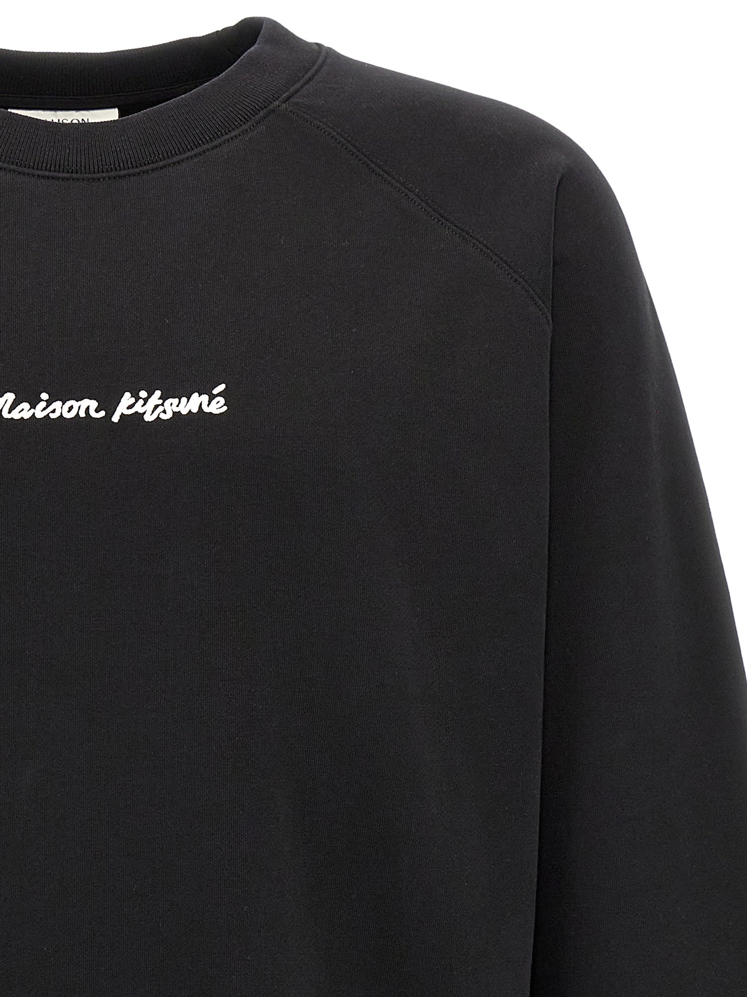 Maison Kitsuné Logo Embroidery Sweatshirt
