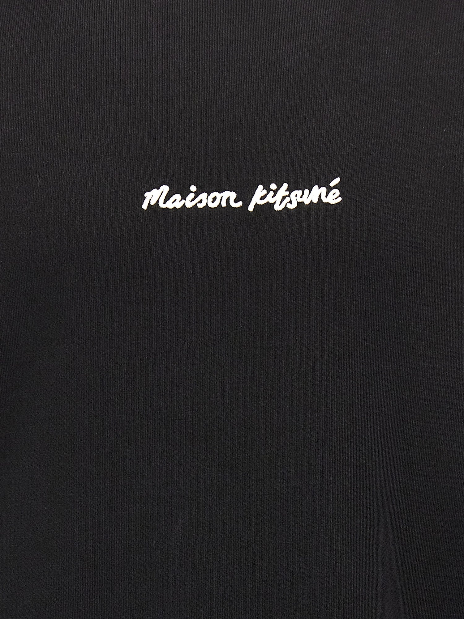 Maison Kitsuné Logo Embroidery Sweatshirt