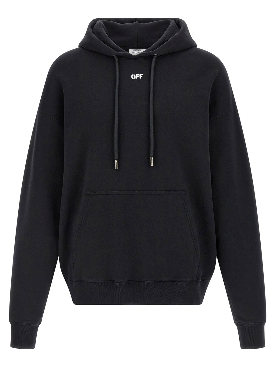 Off White Paint Arrow Skate Hoodie