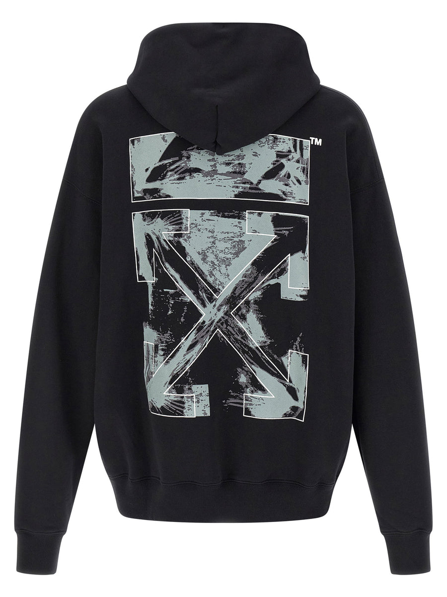 Off White Paint Arrow Skate Hoodie