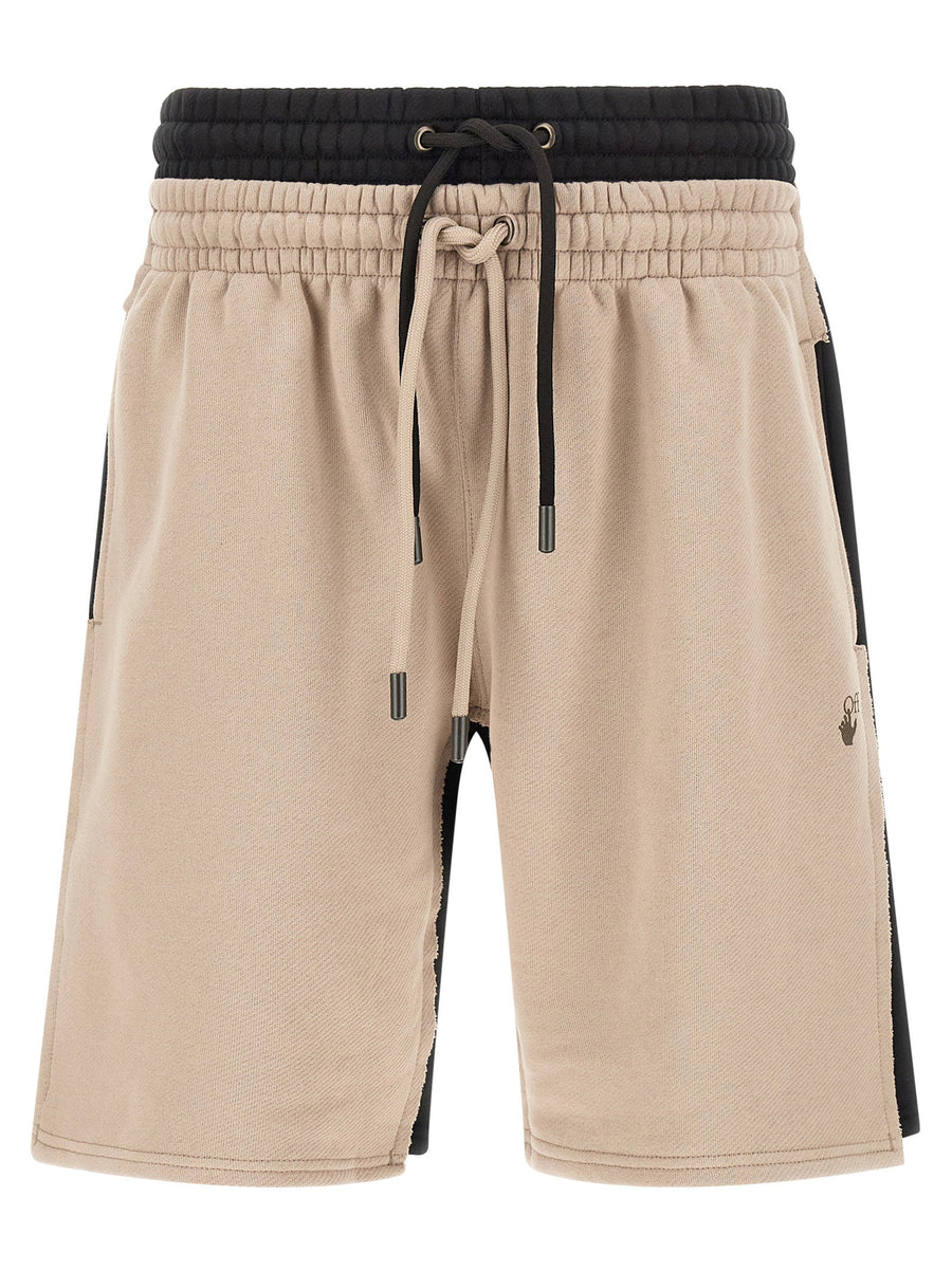 Off White Spices Arrow Overlap Skate Bermuda Shorts