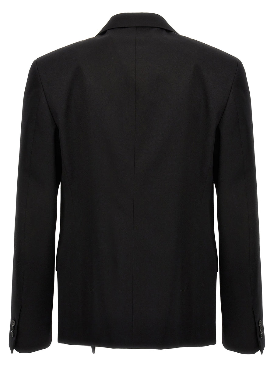 Off White Ow Embroidery Blazer