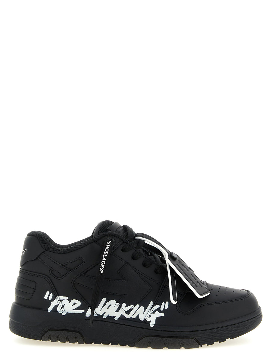 Off White Out Of Office For Walking Sneakers Calfskin Leather For Men