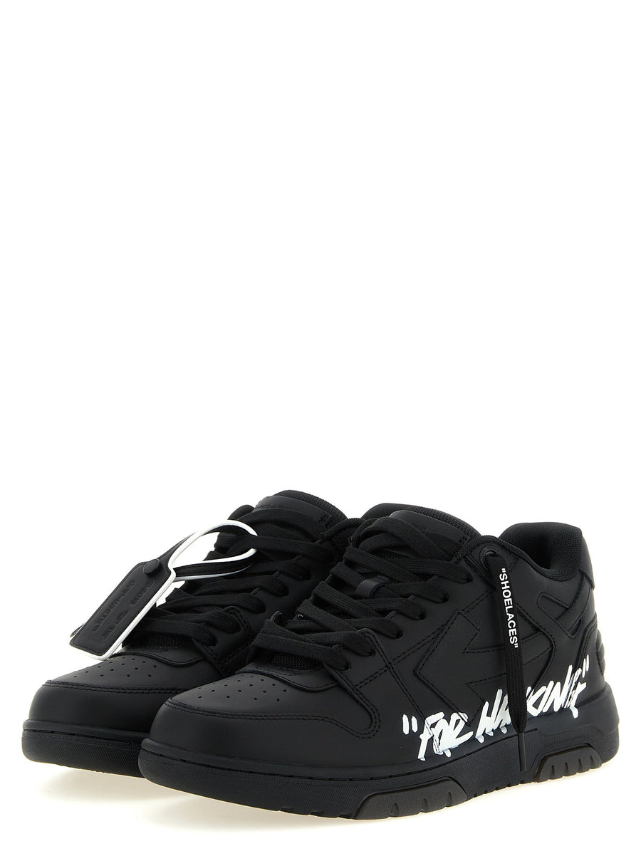 Off White Out Of Office For Walking Sneakers Calfskin Leather For Men