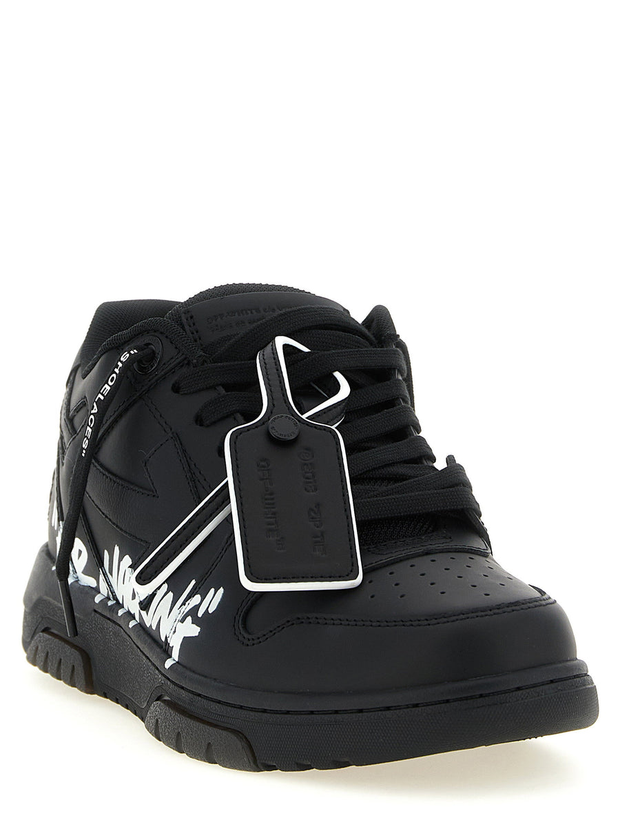 Off White Out Of Office For Walking Sneakers Calfskin Leather For Men
