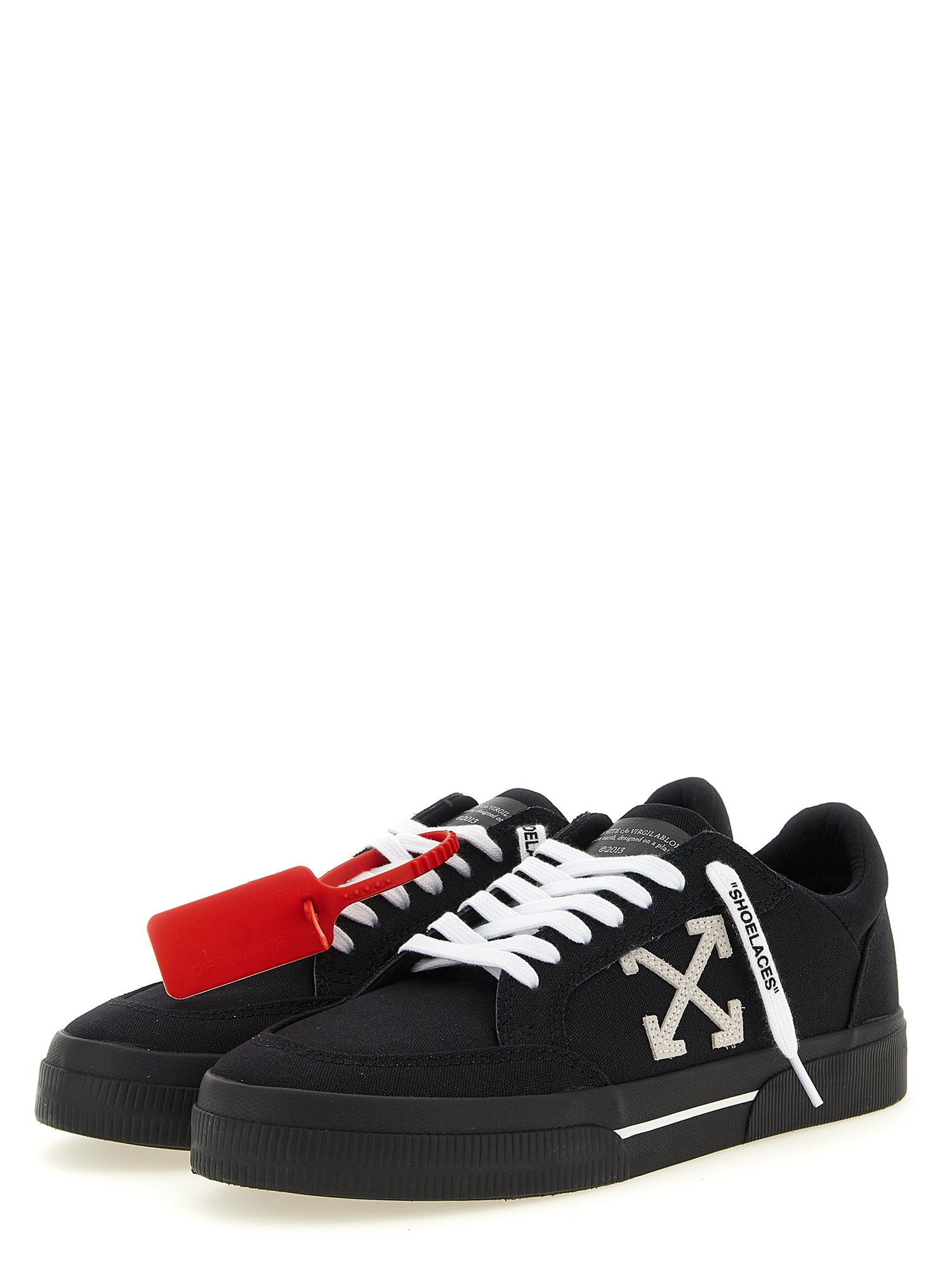 Off White Vulcanized Sneakers