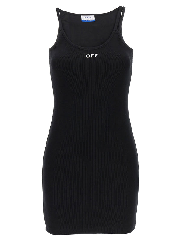 Off White Off Stamp Dress