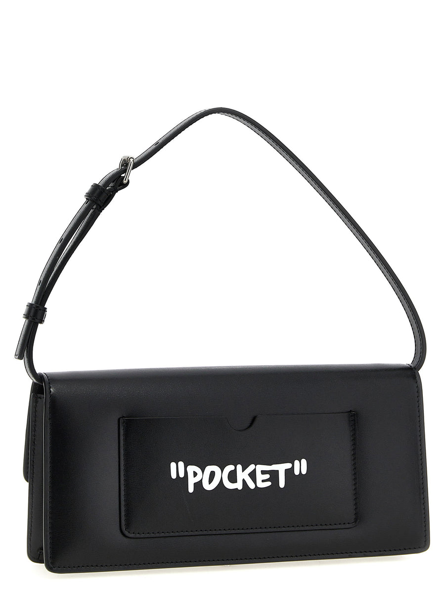 Off White Jitney 1.0 Shoulder Bag Premium Calfskin Leather Unisex Compact Luxury