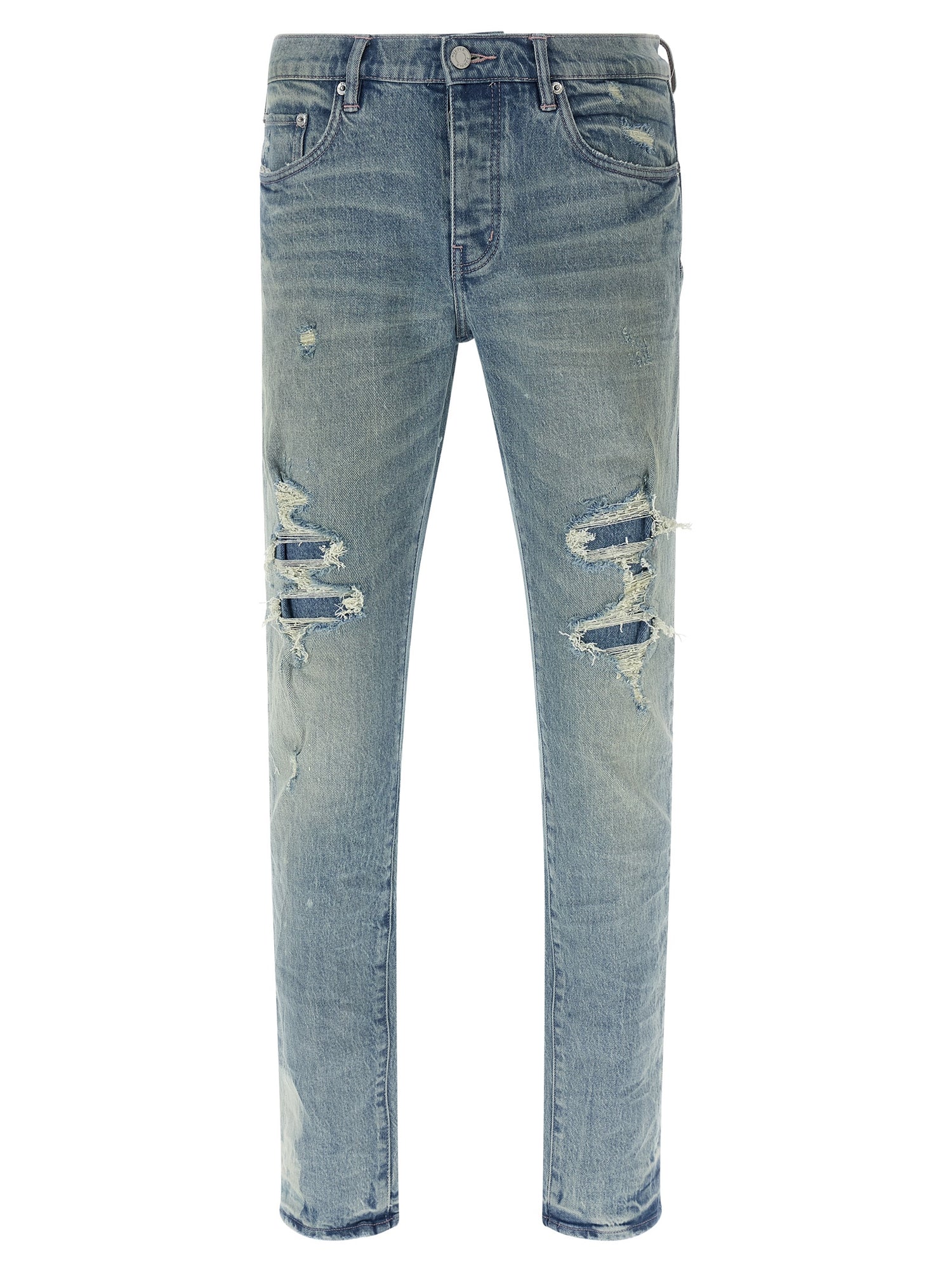 Purple P001 Repairs Jeans