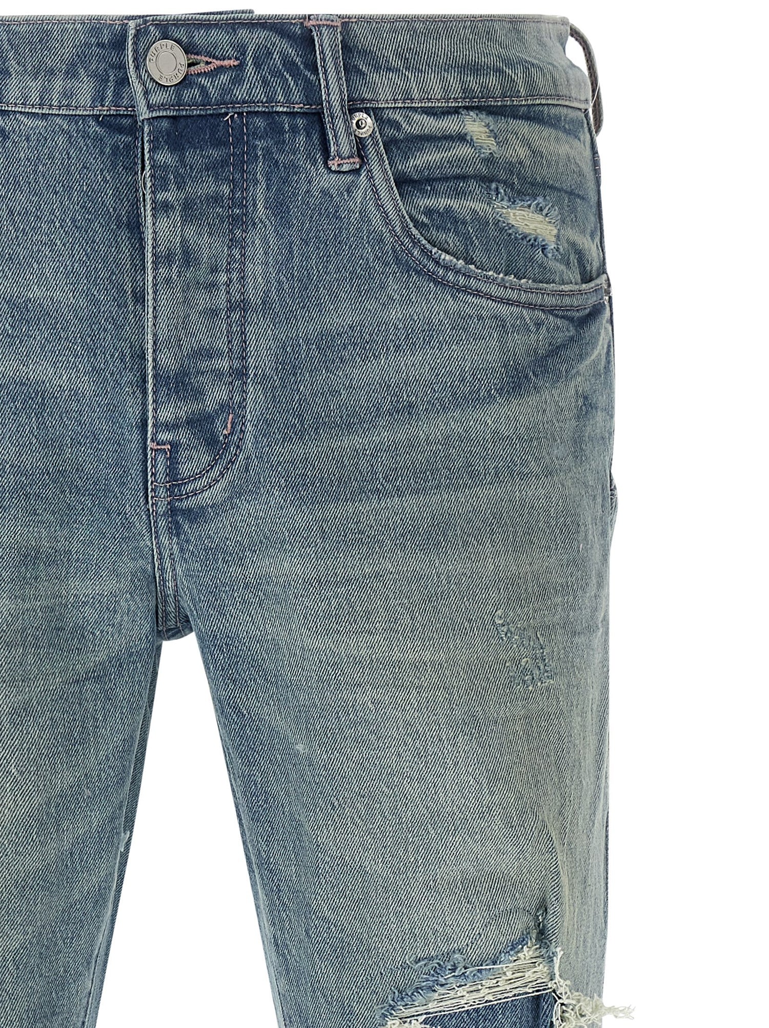 Purple P001 Repairs Jeans