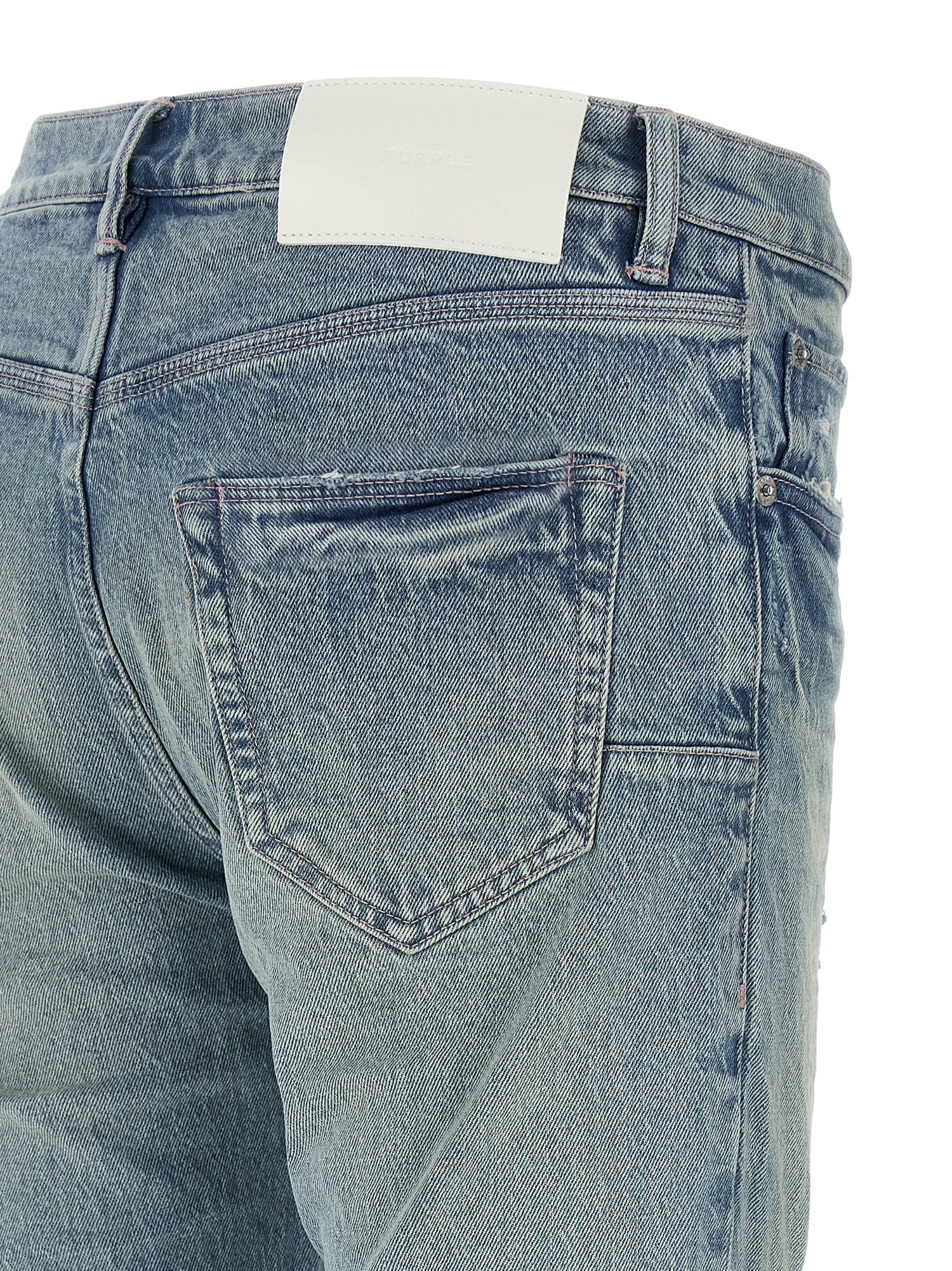 Purple P001 Repairs Jeans