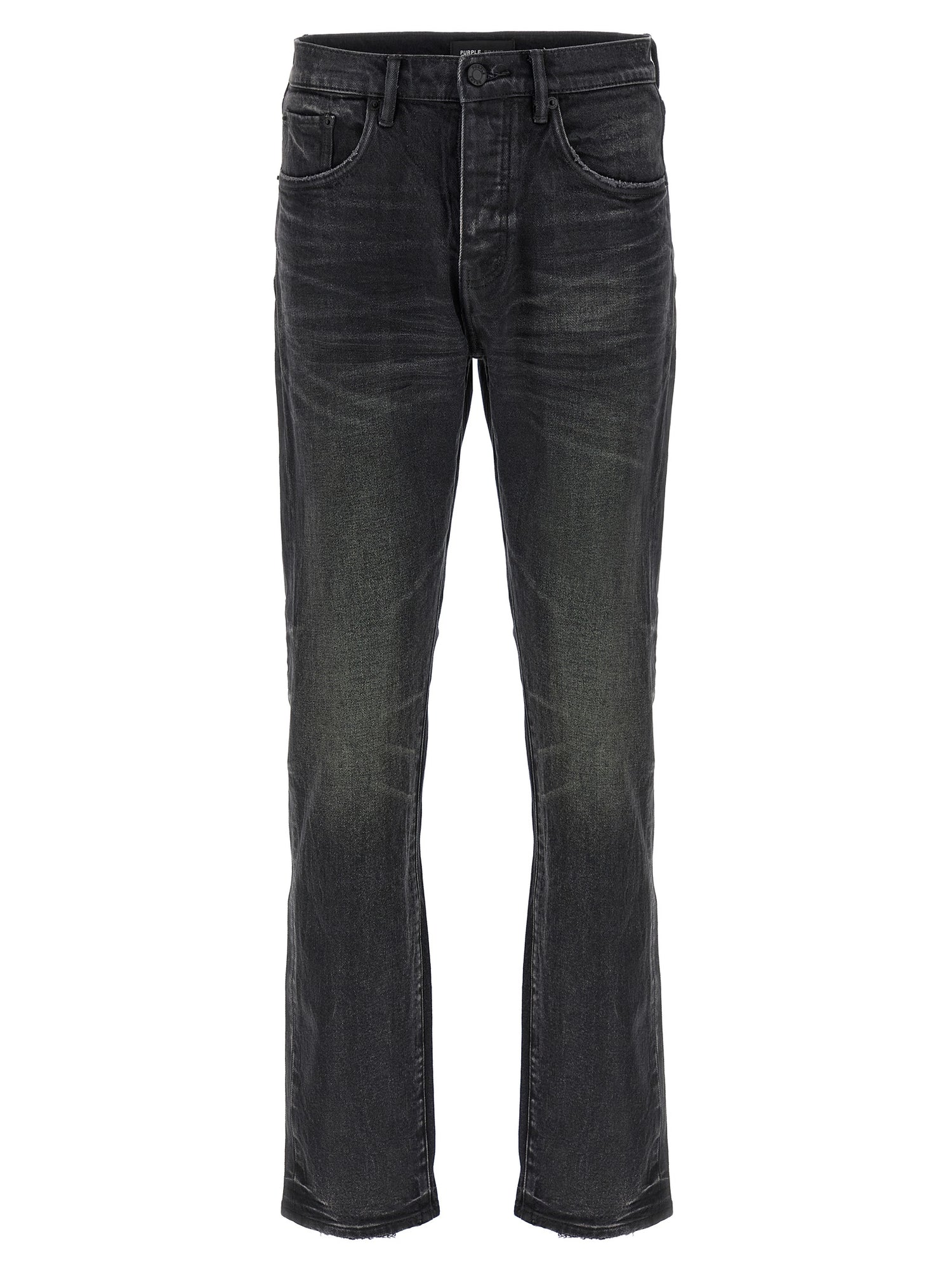Purple P005 Double Dip Coated Jeans