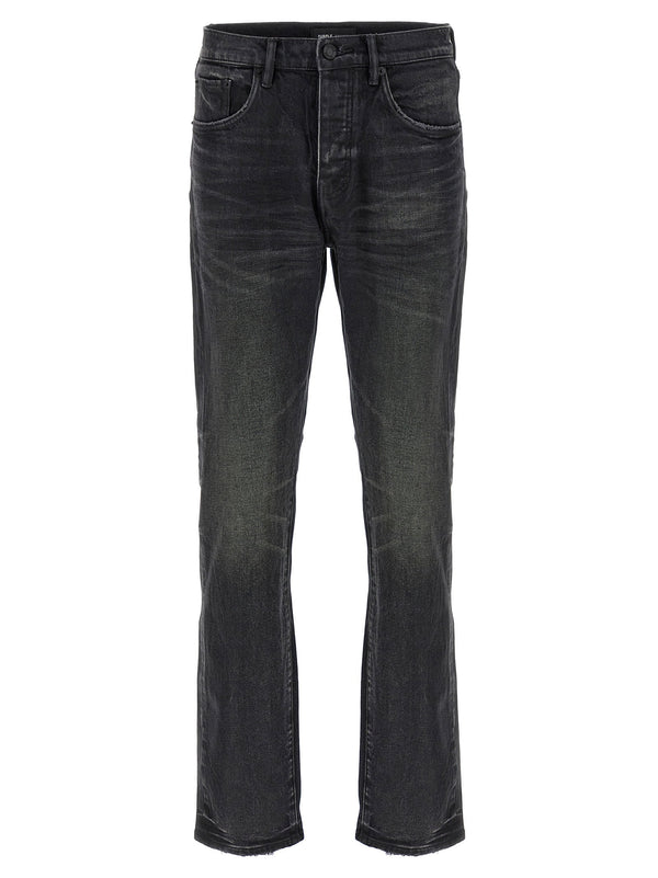 Purple P005 Double Dip Coated Jeans