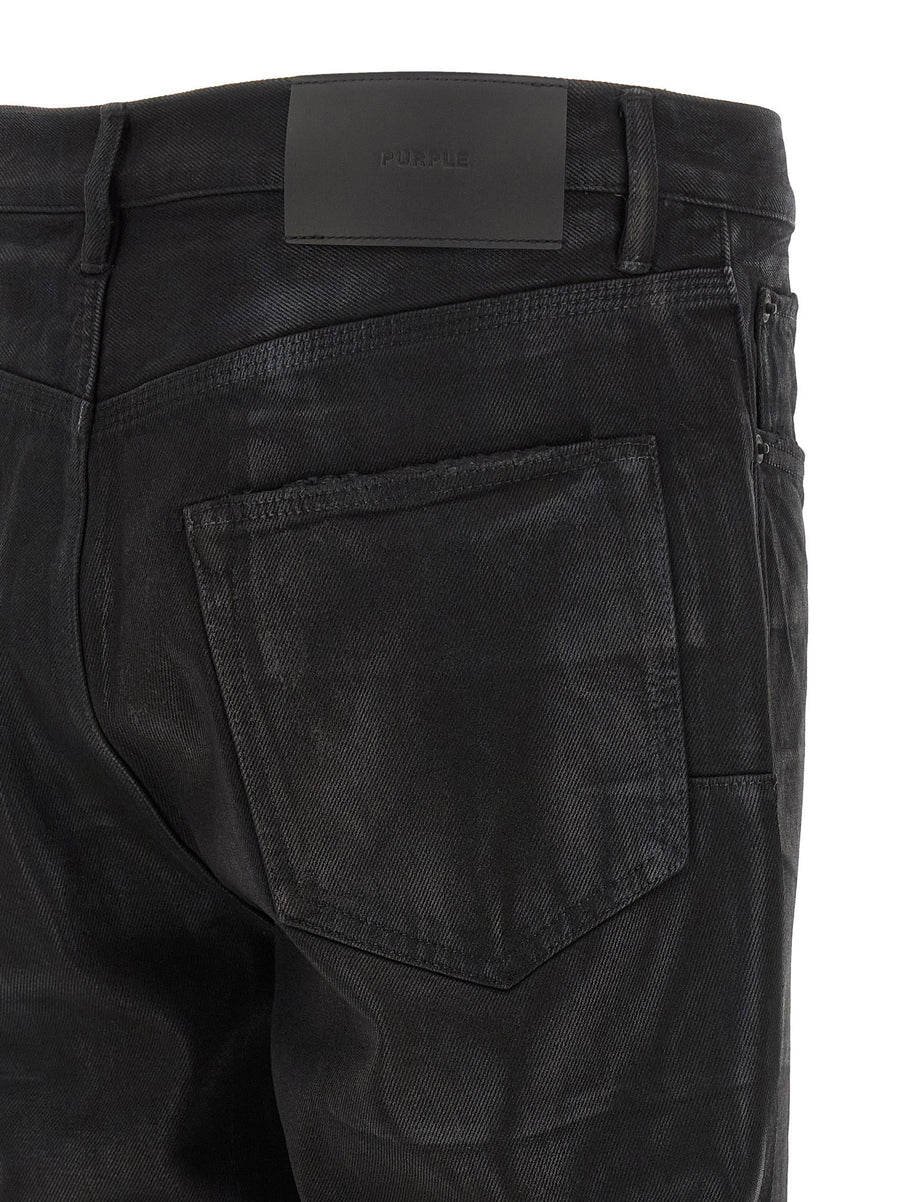 Purple P026 Rinsed Foil Boot Jeans