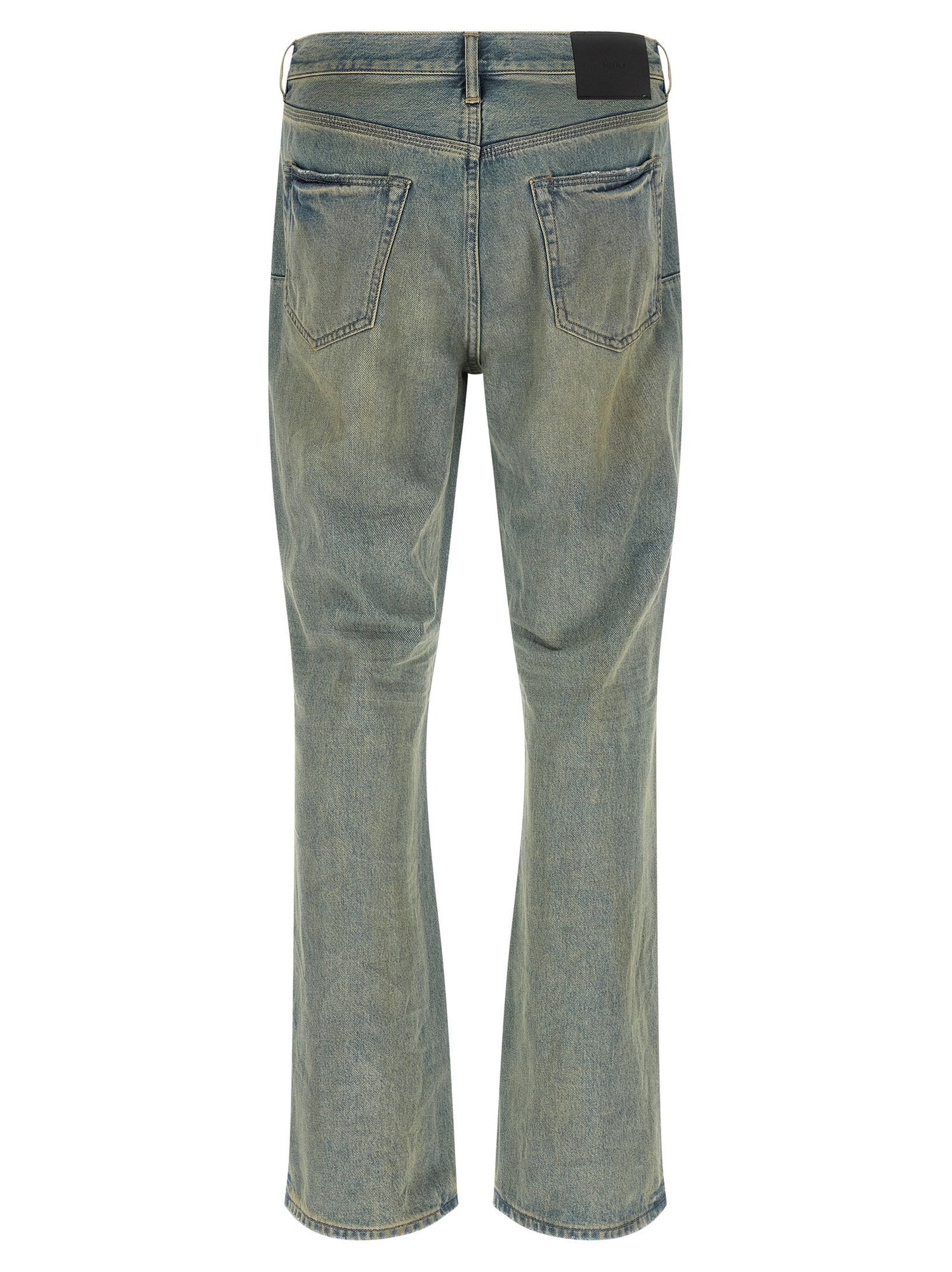 Purple P026 Dirty Fade Rip Boot Jeans