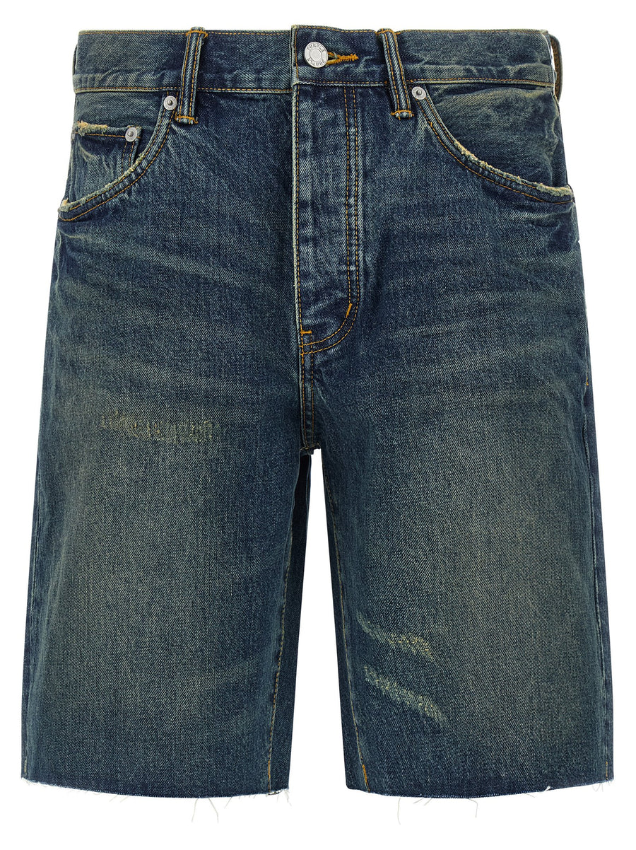 Purple P059 Vintage Mid Bermuda Shorts