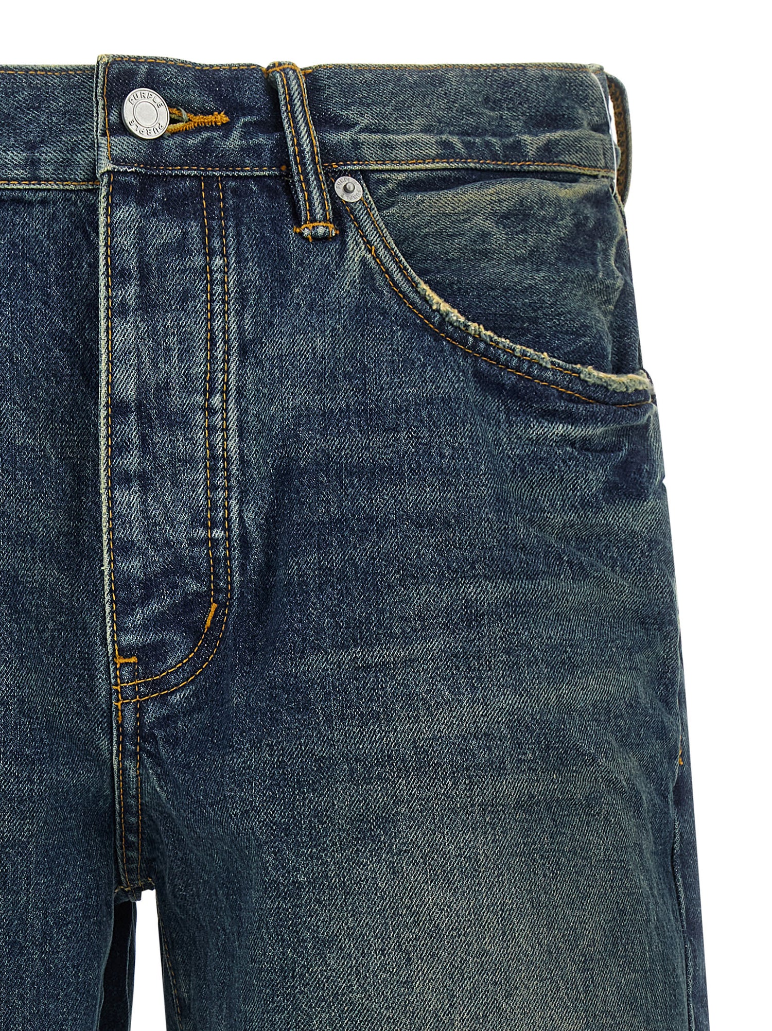 Purple P059 Vintage Mid Bermuda Shorts