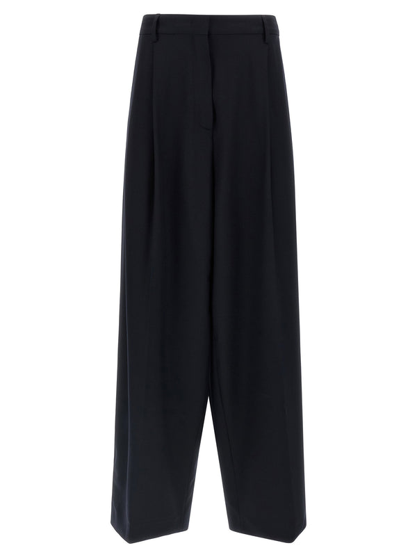Fabiana Filippi Blue Wide Leg Trousers For Women Versatile Office To Evening Polished Tailoring